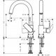Bateria umywalkowa Hansgrohe Vernis Shape bateria umywalkowa 200, chrom