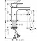 Bateria umywalkowa Hansgrohe Vernis Shape bateria umywalkowa 70