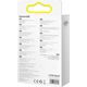 Kabel USB Baseus USB-A - USB-C 1 m Szary (CALD000616)