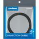 Kabel USB Rebel USB-A - Lightning 1 m Czarny (RB-6002-100-B)