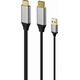 Adapter AV Gembird DisplayPort - HDMI czarny (A-HDMIM-DPM-01)