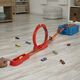 Mattel Hot Wheels Track Builder Kaskaderska pętla ognia Zestaw do zabawy HMC04 MATTEL