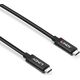 Kabel USB Lindy USB-C - USB-C 3 m Czarny (43348)