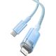 Kabel USB Baseus USB-C - Lightning 1 m Niebieski (CATS010203)