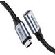 Kabel USB Ugreen USB-C - USB-C 0.5 m Czarny (80810B)