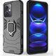 Hurtel Ring Armor etui do Xiaomi Redmi Note 12 5G / Poco X5 5G pancerny pokrowiec uchwyt magnetyczny ring czarne