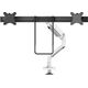 Neomounts Uchwyt biurkowy na 2 monitory 17" - 27" (DS75S-950WH2)