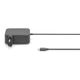 Ładowarka Digitus Ładowarka sieciowa zasilacz 1x USB-C PD 3.0 max. 100W GaN zintegrowany kabel 1,2m Czarna