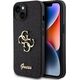 Guess Guess GUHCP15SHG4SGK iPhone 15 6.1" czarny/black hardcase Glitter Script Big 4G