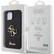Guess Guess GUHCP15SHG4SGK iPhone 15 6.1" czarny/black hardcase Glitter Script Big 4G