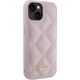 Guess Guess GUHCP15SPSQSQSP iPhone 15 6.1" różowy/pink hardcase Quilted Metal Logo
