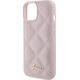 Guess Guess GUHCP15SPSQSQSP iPhone 15 6.1" różowy/pink hardcase Quilted Metal Logo