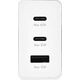 Ładowarka Denmen ŁADOWARKA SIECIOWA PD 2xUSB-C 1xUSB DENMEN EP-T6530 65W BIAŁA BULK (45)