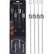 BBQ SZPIKULEC DO SZASZŁYKÓW 4SZT DŁ. 40,5CM STAL NIERDZEWNA