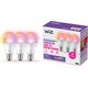 WiZ WiZ,Bulb,8,8W,2200-6500 (RGB),A60,E27,3 pcs lightsource