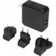 Ładowarka Targus Ładowarka cienna 100W GaN Black USB-A x2 and USB-C x2