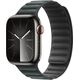 Apple Pasek karbowany magnetyczny w kolorze wiecznej zieleni do koperty 41 mm - rozmiar M/L