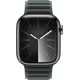 Apple Pasek karbowany magnetyczny w kolorze wiecznej zieleni do koperty 41 mm - rozmiar M/L