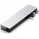HUB USB Satechi Satechi Pro Hub max - aluminiowy Hub z podwójnym USB-C do MacBook (2x USB-C, USB-A, 4K HDMI, czytnik kart micro/SD, Ethernet, jack port) (silver)