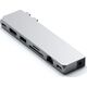 HUB USB Satechi Satechi Pro Hub max - aluminiowy Hub z podwójnym USB-C do MacBook (2x USB-C, USB-A, 4K HDMI, czytnik kart micro/SD, Ethernet, jack port) (silver)