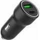 Ładowarka Gembird GEMBIRD Szybka ładowarka samochodowa 2x USB Type-C PD 20W czarna