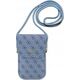Guess Guess 4G Metal Script Logo - Torebka crossbody na telefon (niebieski)