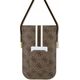 Guess Guess 4G Stripes - Torebka crossbody na telefon (brązowy)