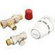 Danfoss Zestaw 3-elementowy Regus RA nakrętka +RA-N+RLV-S 15 prosty