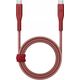 Kabel USB Energea USB-C - USB-C 1.5 m Czerwony