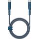 Kabel USB Energea USB-C - USB-C 1.5 m Niebieski