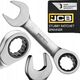 JCB JCB KLUCZ OCZKOWY Z GRZECHOTKĄ  KRÓTKI 18mm
