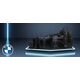 Etui na tablet BMW Torebka BMW BMTB10COMSCAKL 10" Carbon Blue Stripes czarny/black
