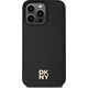 DKNY DKNY DKHMP15XPSHRPSK iPhone 15 Pro Max 6.7" czarny/black hardcase Leather Monogram Pattern Metal Logo MagSafe