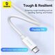 Kabel USB Baseus USB-C - USB-C 1 m Biały (1024213)