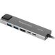 Adapter USB Kruger&Matz Adapter (HUB) USB typu C na HDMI/2x USB3.0/2x USB typu C/RJ45