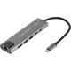 Adapter USB Kruger&Matz Adapter (HUB) USB typu C na HDMI/2x USB3.0/2x USB typu C/RJ45