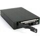 Kieszeń Fantec FANTEC MR-25DUAL, 2.5" SATA + SAS HDD/SSD removable frame, black