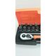 Bahco Galvučių, terkšlės ir priedų rinkinukas 4-13mm, antgaliai PH,HEX,TORX 1/4" 25vnt blisteryje. Bahco