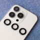 Set of lens glasses for iPhone 16 Plus 6,7&quot; black frame (2pcs) 5906961926951