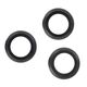 Set of lens glasses for iPhone 16 Plus 6,7&quot; black frame (2pcs) 5906961926951