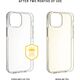 Fixed FIXED Story AntiUV TPU Back Cover for Apple iPhone 16 Pro Max, clear