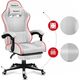 Fotel Huzaro Force 4.7 White RGB