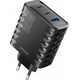 Ładowarka Sieciowa 230V Szybkie Ładowanie 65W 2 USB-C USB Typ-C + USB-A GAN / Speed Surge Gan 65W