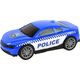 Zestaw Pojazdów Helikopter Auto Policja Dźwięk Niebieskie LEAN Toys