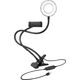 Lampa pierścieniowa LogiLink LogiLink Smartphone-Ringlicht-Klemmhalterung, DM  8.5cm