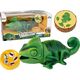 LeanToys Kameleon Zdalnie Sterowany Zielony Światła 28 cm