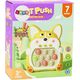 LeanToys Gra Zręcznościowa Konsola Pop-It Lisek 7 Trybów Gry Różowy Sensoryczna