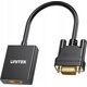 Adapter AV Unitek Unitek Adapter VGA na HDMI FullHD czarny 15cm