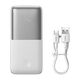 Powerbank Baseus Bipow Pro 10000mAh, 2xUSB, USB-C, 20W (white) 6932172610838