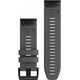 Garmin Pasek silikonowy na nadgarstek QuickFit 26 (łupkowoszary / czarna sprzączka) (010-12864-20)